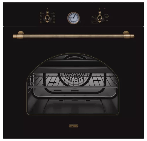 EVIDO RUSTIC-O 6AA multifunkciós sütő,analóg,antracit/bronz
