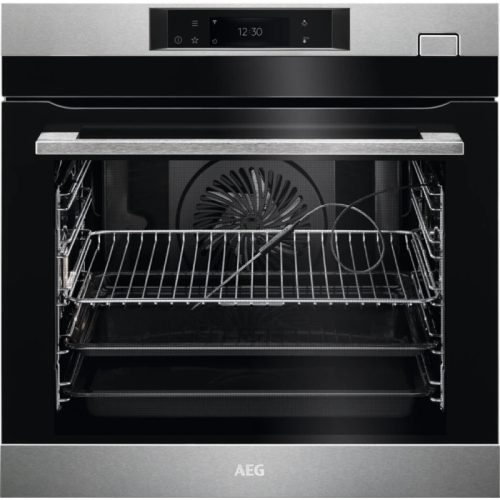 AEG BSK788380M SteamBoost Beépíthető gőzsütő | TFT | 70l | Pirolitikus | Maghőmérő | Wifi | Inox