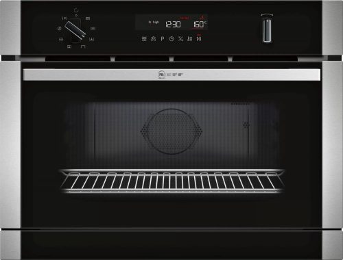 Neff C1APG64N0 N 50 Beépíthető kompakt mikrohullámú sütő gőzfunkcióval | LCD | 36l | Katalitikus |Nemesacél