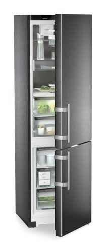 LIEBHERR CBNbsa10 575i Szabadonálló kombinált alulfagyasztós hűtőszekrény | NoFrost | DuoCooling | BioFresh | 259/103 l | 201,5 cm magas | 59,7 cm széles | BlackSteel