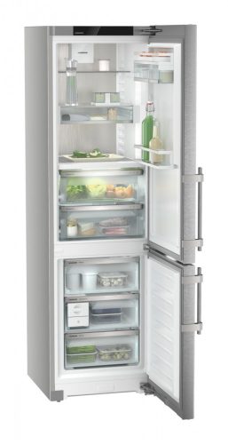 Liebherr CBNsdc 5753 Szabadonálló kombinált alulfagyasztós hűtőszekrény | NoFrost | BioFresh | 259/103 l | 201.5 cm magas | 59,7 cm széles | Silver