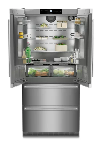 LIEBHERR CBNste 8872 Szabadonálló kombinált hűtőszekrény BioFresh | Rozsdamentes acél