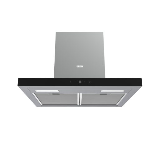 EVIDO LINE 60B T-shape fali páraelszívó, 60 cm, inox/fekete üveg, érintőszenzor
