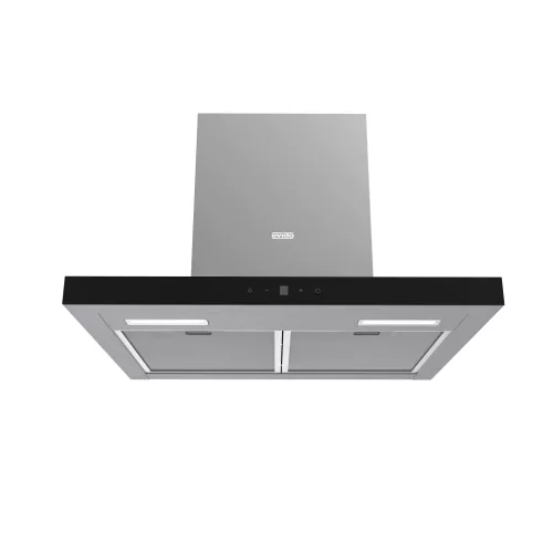 EVIDO LINE 60B T-shape fali páraelszívó, 60 cm, inox/fekete üveg, érintőszenzor