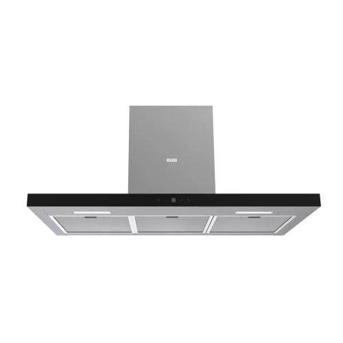 EVIDO LINE 90B T-shape fali páraelszívó, 90 cm, inox/fekete üveg, érintőszenzor