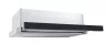 EVIDO SLIMLUX 50GB teleszkópos páraelszívó, 50 cm, inox/fekete üveg front