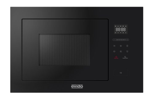 EVIDO COMFORT 45MB beépíthető mikrohullámú sütő, 25 l, érintőszenzor, fekete