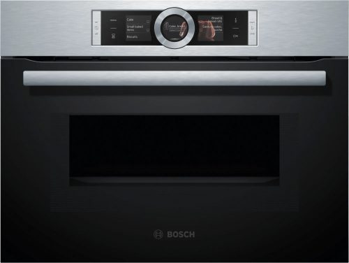 Bosch CMG656BS1 Serie|8  Beépíthető kompakt sütő| TFT | 45l | EcoClean | Nemesacél
