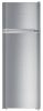 Liebherr CTPel 251 Szabadonálló kombinált felülfagyasztós hűtőszekrény | SmartFrost | 218/52 l | 157.1 cm magas | 55 cm széles | Silver