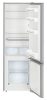 LIEBHERR CUel 281 Szabadonálló kombinált alulfagyasztós hűtőszekrény | SmartFrost | FrostSafe | 212/54 l | 161.2 cm magas | 55 cm széles | Silver