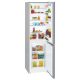 LIEBHERR CUel 331 Szabadonálló kombinált alulfagyasztós hűtőszekrény | SmartFrost | FrostSafe | 212/84 l | 181.2 cm magas | 55 cm széles | Silver