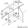 NEFF D46ML54X1 N 70 Beépíthető teleszkópos páraelszívó | 717m3/óra | 60 cm | Nemesacél