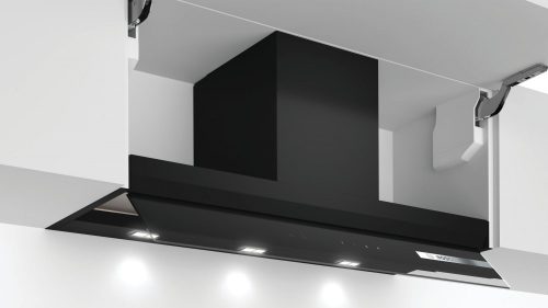 Bosch DBB97AM60 Serie | 6, Integrated Design Hood, 90 cm, Tiszta üveg fekete