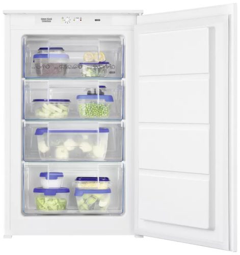 Zanussi DKFU0985SK Beépíthető fagyasztószekrény | LowFrost | 98l | Fehér | 87 cm