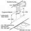 Bosch DWB67CM50 Serie|6 Beépíthető fali kürtős páraelszívó | TouchSelect | 670m3/óra | 60 cm | Nemesacél