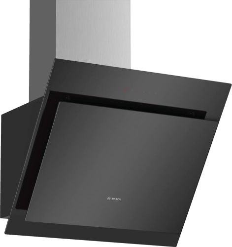 Bosch DWK67CM60 Serie|4 Beépíthető fali kürtős páraelszívó | TouchSelect  | 700m3/óra | 60 cm | Fekete üveg