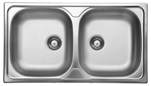 LIVINOX CLASSIC 113 natúr rozsdamentes acél mosogató, 800 x 450 mm 