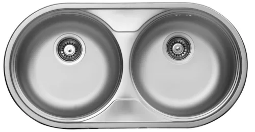 LIVINOX RONDO 139 natúr rozsdamentes acél mosogató, 830 x 435 mm