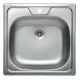 LIVINOX PANEL karcálló szövetmintás rozsdamentes acél mosogató, 480 x 480 mm