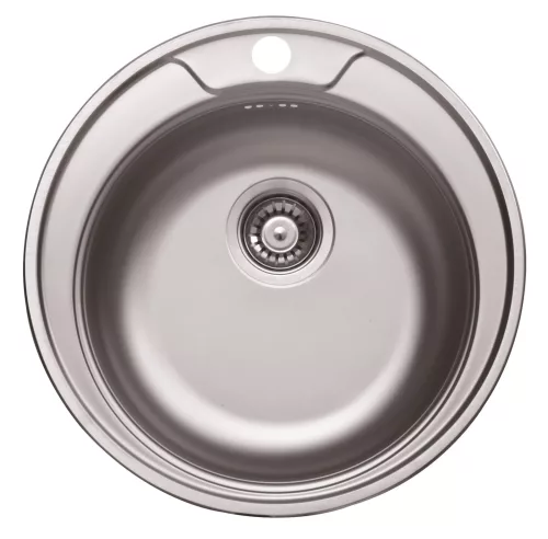 LIVINOX RONDO 145 natúr rozsdamentes acél mosogató, 480 mm