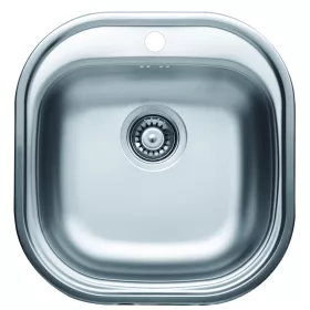   LIVINOX BIANCA 149 karcálló szövetmintás rozsdamentes acél mosogató, 460 x 480 mm