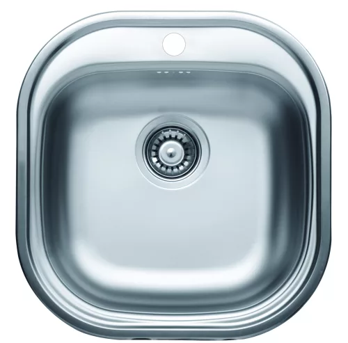 LIVINOX BIANCA 149 karcálló szövetmintás rozsdamentes acél mosogató, 460 x 480 mm