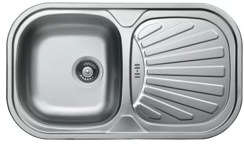 LIVINOX BIANCA 153 natúr rozsdamentes acél mosogató, 830 x 480 mm