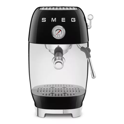 SMEG ESPRESSO KÁVÉFŐZŐ COLD BREW FUNKCIÓVAL, retro, fekete