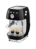 SMEG ESPRESSO KÁVÉFŐZŐ COLD BREW FUNKCIÓVAL, retro, fekete