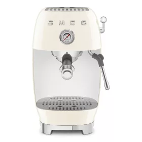   SMEG ESPRESSO KÁVÉFŐZŐ COLD BREW FUNKCIÓVAL, retro, bézs