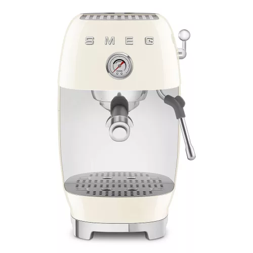 SMEG ESPRESSO KÁVÉFŐZŐ COLD BREW FUNKCIÓVAL, retro, bézs