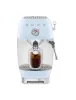 SMEG ESPRESSO KÁVÉFŐZŐ COLD BREW FUNKCIÓVAL, retro, világoskék