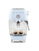 SMEG ESPRESSO KÁVÉFŐZŐ COLD BREW FUNKCIÓVAL, retro, világoskék