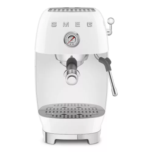 SMEG ESPRESSO KÁVÉFŐZŐ COLD BREW FUNKCIÓVAL, retro, fehér