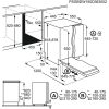 Electrolux EEM43200L Teljesen beépíthető mosogatógép | 10 teríték | AirDry | QuickSelect  | MaxiFlex  | GlassCare | 45 cm