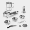 SMEG ŐRLŐVEL KOMBINÁLT ESPRESSO KÁVÉFŐZŐ, retro, matt fekete