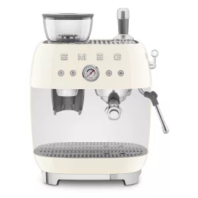   SMEG ŐRLŐVEL KOMBINÁLT ESPRESSO KÁVÉFŐZŐ, retro, bézs