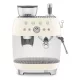 SMEG ŐRLŐVEL KOMBINÁLT ESPRESSO KÁVÉFŐZŐ, retro, bézs
