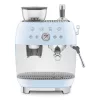 SMEG ŐRLŐVEL KOMBINÁLT ESPRESSO KÁVÉFŐZŐ, retro, világoskék