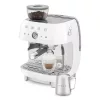 SMEG ŐRLŐVEL KOMBINÁLT ESPRESSO KÁVÉFŐZŐ, retro, fehér