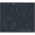 Electrolux EHF6547FXK Beépíthető kerámia főzőlap | Bővíthető főzőzóna | Booster | 60 cm | Fekete