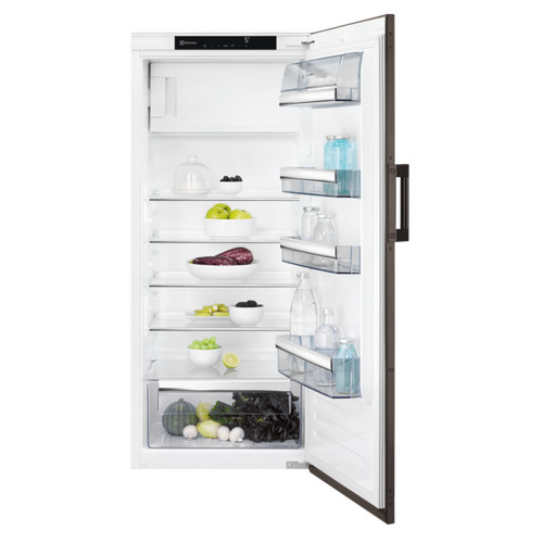 Electrolux EK242SLBR Beépíthető hűtőszekrény | OptiSpace | 214 l | 126.9 cm magas | 54.7 cm széles | Fekete