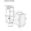 Electrolux EK242SLWE Beépíthető hűtőszekrény | OptiSpace | 214 l | 126.9 cm magas | 54.7 cm széles