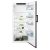 Electrolux EK242SRSW Beépíthető hűtőszekrény fekete| OptiSpace| 126 cm