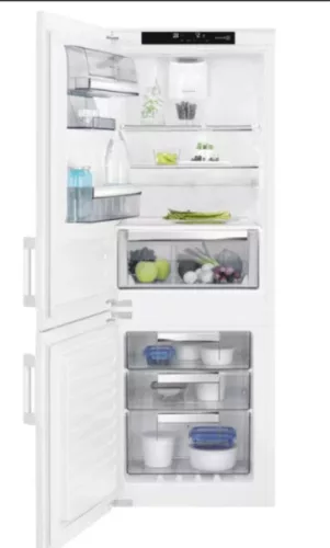 Electrolux EK274BNLWE Beépíthető kombinált alulfagyasztós hűtőszekrény | NoFrost | TwinTech | 166/60 l | 152 cm magas | 54,7 cm széles