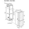 Electrolux EK274BNRWE Beépíthető kombinált alulfagyasztós hűtőszekrény | NoFrost | DynamicAir | CleanAir | TwinTech | 166/60 l | 152.3 cm magas | 54.7 cm széles