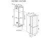 Electrolux EK276BNRSW Beépíthető Kombinált alulfagyasztós hűtőszekrény | NoFrost | DynamicAir | CleanAir | twinTech | 166/60 l | 152.3 cm magas | 54.7 cm széles | Fekete