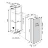 Electrolux Novamatic EKI27122R Beépíthető hűtőszekrény | 262 l | 152.3 cm magas | 55 cm széles