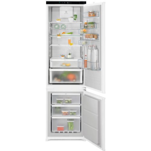 Electrolux ENP7MD19S Beépíthető kombinált alulfagyasztós hűtőszekrény | NoFrost | TwinTech | CustomFlex | 207/60 l | 189 cm magas | 55 cm széles