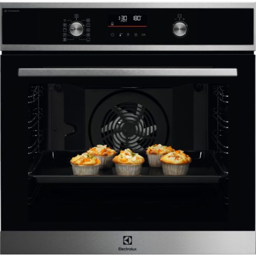 Electrolux EOD6P76X SteamBake Beépíthető sütő | EXPlore LED | 72l | Pirolitikus | Inox